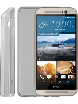 Idol 1991 Ultra Thin TPU Θήκη 0.3mm Διαφανή Γκρι (HTC One M9)