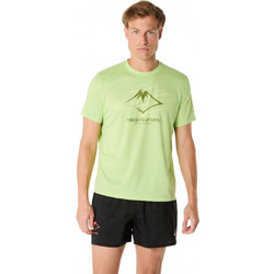 ASICS Fujitrail Logo SS Top Ανδρικό Αθλητικό T-Shirt Lime 2011C981-300