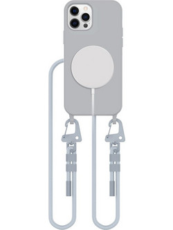 Tech-Protect MagNecklace MagSafe Case for iPhone 12 / 12 Pro - Gray
