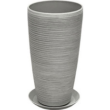 MarHome Stone Polyresin Κασπώ Γκρι 23x42cm