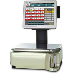 Ζυγαριά λιανικής πώλησης DIGI SM-5500a EV 15kg 12.1" X 7" (15kg 2/5g - 30kg 5/10g) δικτύου ετικέτας-χαρτοταινίας