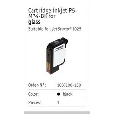 Μελάνι Reiner P5-MP4-BK Μαύρο για Jet Stamp Graphic 1025