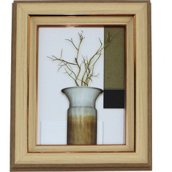 Πλαστική κορνίζα με εφέ ξύλου 20X25cm 14330