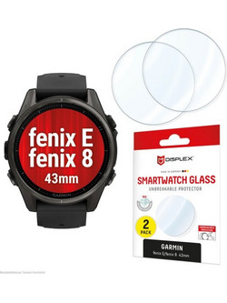 Displex Smartglass For Garmin Watch Fenix E/8 43mm (2pack) - (02153)