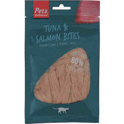 Rosewood Deli Strips Σνακ Γάτας Φιλετάκια με Τόνο & Σολομό 40g