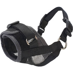 Φίμωτρο Premium NOBBY Υφασμάτινο με δίχτυ - S (Ρυγχος 11-16mm )