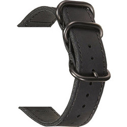 Δερμάτινο Λουράκι σε Μαύρο Χρώμα 22mm 0516 - KOSTELO