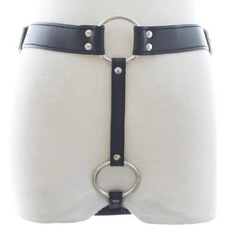 Adjustable Waist Harness For Cock And For Butt Plug
