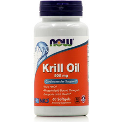 Now Foods Neptune Krill Oil Έλαιο Κριλ 500mg 60 Μαλακές Κάψουλες