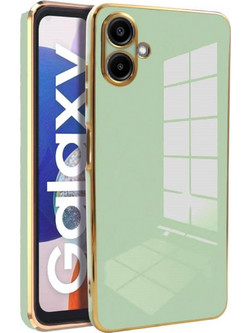 Θήκη Samsung Galaxy A06 Bodycell Gold Plated Σιλικόνης - Mint Green (5206015081262)