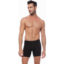 Minerva Ανδρικά Μποξεράκια Σετ 2Pack Μαύρα 90-20518-045