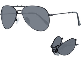 Aviator AVGSR 5BK Ανδρικά Γυαλιά Ηλίου Aviator Μεταλλικά Μαύρα Φακό