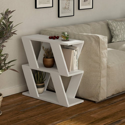 Hanah Home Lazena Βοηθητικό Τραπεζάκι Σαλονιού 60x57x22cm 855DTE2843