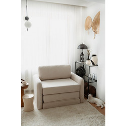 Sofa Del Atelier Πολυθρόνα - Κρεβάτι Nest 383EVN1272 110x83x77cm White