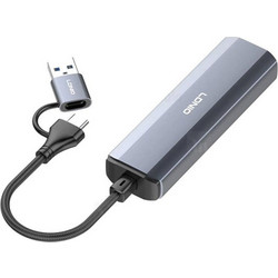 Ldnio Ds-134Uc 2In1 Hub Adapter Type-C And Usb-A To 4X Usb 3.0 Μετάδοση Δεδομένων Και Φόρτιση Κινητού Τηλεφώνου