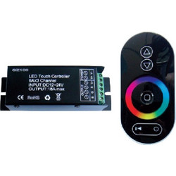 RGB Controller Dimmer RF Με Τηλεχειριστήριο Αφής 216W/432W ACA - SZ100-TOUCH
