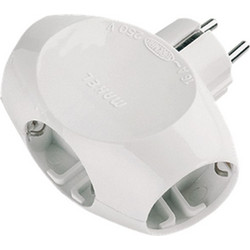 ADAPTOR ΣΟΥΚΟ ΣΤΑΥΡΟΣ 3ΠΛΟΣ 16Α MAKEL - 2-M10015
