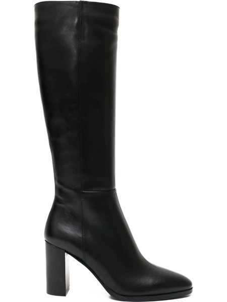 Philippe Lang High Block Heel Boots Black
