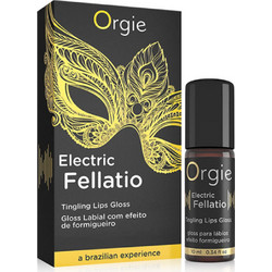 Orgie Electric Fellatio Lip Gloss Liquid Vibrator 10ml