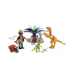 Playmobil Family Fun Maxi Βαλιτσάκι Εξερευνητής & Δεινόσαυροι για 4+ Ετών 70108