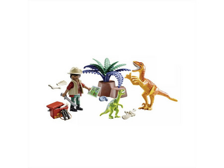 Playmobil Family Fun Maxi Βαλιτσάκι Εξερευνητής & Δεινόσαυροι για 4+ Ετών 70108