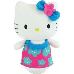 Jemini Hello Kitty Junior Soft Toy White/Pink/Blue