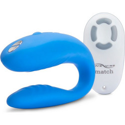We-Vibe Match Διπλός Δονητής για Ζευγάρια με Τηλεχειριστήριο Μπλε