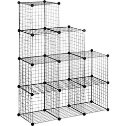 HOMCOM Βιβλιοθήκη 35x35x35cm 838-269V00BK