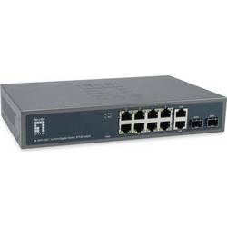 LevelOne GEP-1221 Unmanaged L2 Switch με 10 Θύρες Ethernet 1000Mbps και 2 SFP θύρες