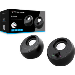 Conceptronic BJORN01B Ηχεία Υπολογιστή 2.0 10W με Bluetooth Black