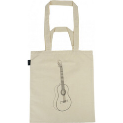 ΜUSIC GIFT Τσάντα Ώμου Για Ψώνια Guitar Creme