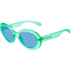 Polaroid Eyewear PLD6052/S TCF/C3 Γυναικεία Γυαλιά Ηλίου Στρογγυλά Κοκάλινα Πράσινα με Μπλε Polarized Φακό