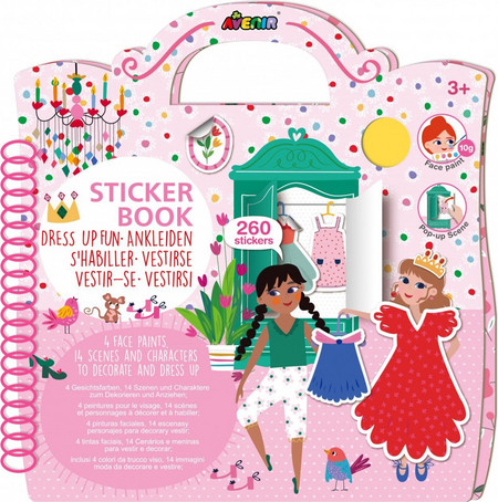 Avenir Sticker Book Dress Up Fun