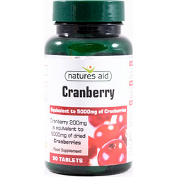 Natures Aid Cranberry 90 Ταμπλέτες