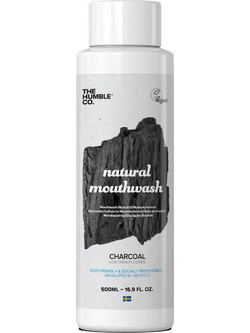 The Humble Co. Charcoal Στοματικό Διάλυμα Κατά της Πλάκας 500ml