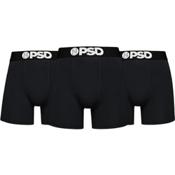 PSD Ανδρικά Μποξεράκια Σετ 3Pack Μαύρα 222180124-BLK