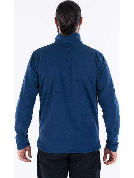 APU API ΑΝΔΡΙΚΟ FLEECE HALF ZIP BLUE