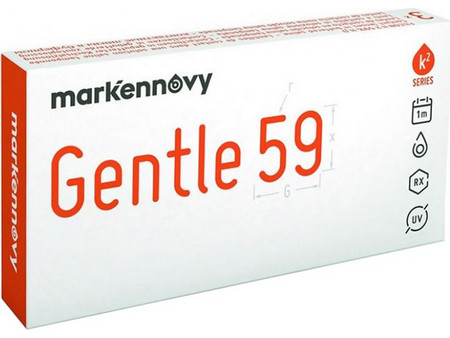 Mark'ennovy Gentle 59 Μηνιαίοι Φακοί Επαφής Βιομιμητικοί με Φίλτρο UV 3τμχ