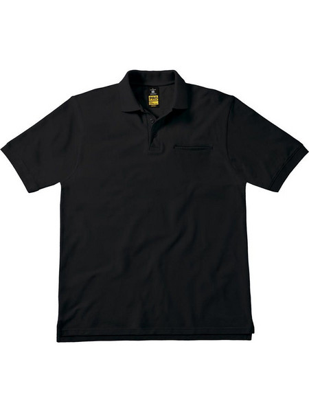 B&C Collection PUC11 Ανδρική Μπλούζα Polo Μαύρη