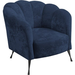 PoliHome Πολυθρόνα Μπλε Adria BK 162400019