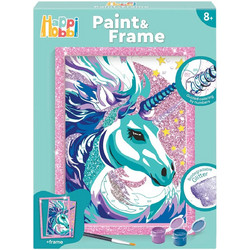 HappiHobbi Paint + Frame Paint by Numbers Fairytale Unicorn Για Ηλικίες 8+ Χρονών (1038-41042)