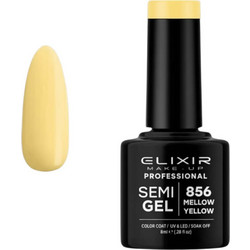 Elixir Semigel 856 Mellow Yellow Ημιμόνιμο Βερνίκι Νυχιών 8ml