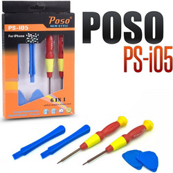 Κατσαβίδια Σετ 6 In 1 Screwdrivers Bits Poso PS-i05