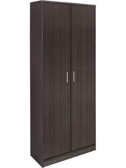 HomeMarkt Δίφυλλη Ντουλάπα Ρούχων Bailey Zebrano 60x42x180cm HM337.01