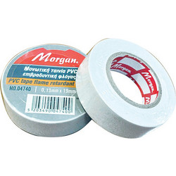 ΤΑΙΝΙΕΣ ΜΟΝΩΤΙΚΕΣ ΗΛΕΚ/ΓΩΝ MORGAN ΛΕΥΚ. 19mm Χ 18.3M