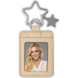 Zep Leatherette Photo Keychain | 3,5x4,5cm
