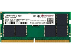 Transcend 32GB (1X32GB) DDR5 RAM 4800MHz C40 SoDimm JM4800ASE-32G