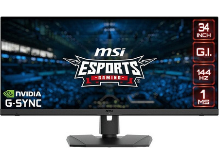 MSI Optix MPG341QR Ultrawide IPS HDR Gaming Monitor 34" 3440x1440 QHD 144Hz 1ms