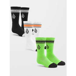 Kid's Volcom Full Stone Sock Multipack MULTI