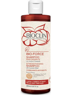 Bioclin Bio Force Strengthening Φυτικό Σαμπουάν για Λεπτά & Ταλαιπωρημένα Μαλλιά 200ml